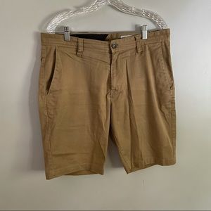 VOLCOM FRICKIN MODERN STRETCH SHORTS - KHAKI